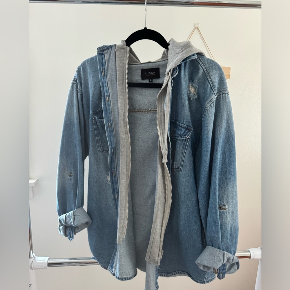 Distressed Denim Jacket